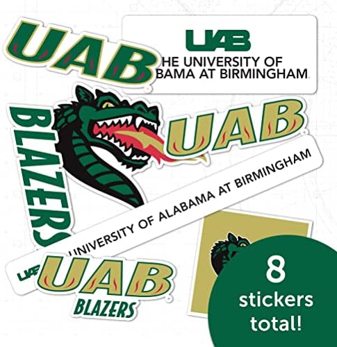 Universidade do Alabama no adesivo de Birmingham Blazers UAB adesivos de vinil Decalques de vinil Laptop Water Bottle Scrapbook T2