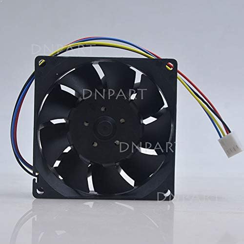 DNPART Compatível para Delta 12V 2.34A 8038 4 fios de controle de temperatura PWM servidor de resfriamento violento TFB0812UHE