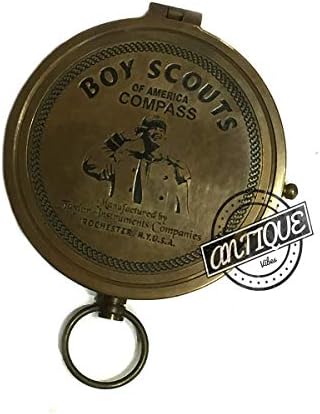 Av Boy Scout Of America Compass - Poema de Poema Ardente Arratado Steampunk Acessório de Presente