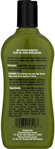 Hollywood Beauty Olive Oil hidratante brilho e hidratante em uma etapa 12oz/355ml