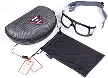 McOlics Sports Basketball Glasses para homens e mulheres óculos de futebol anti -neone Segurança óculos protetores de segurança