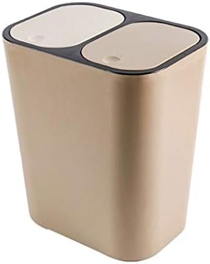 O lixo pode cesta de lixo seco e molhado lixo pode pressionar tipo com tampa doméstica Double seco e molhado Lixo de vida