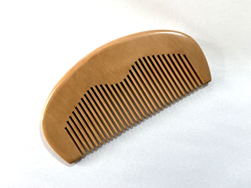Personalize o pente de madeira de madeira de madeira pente de dente fino Tamanho do bolso de bolso pente de escova de barba Ferramenta