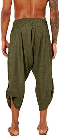 Gafeng Mens Yoga Capri Capri