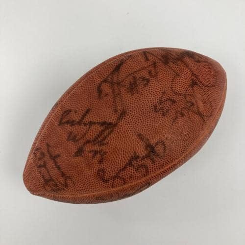 Dan Marino 1991 Miami Dolphins Team assinou Wilson NFL Game Football NFL CoA - Bolsas de futebol autografadas