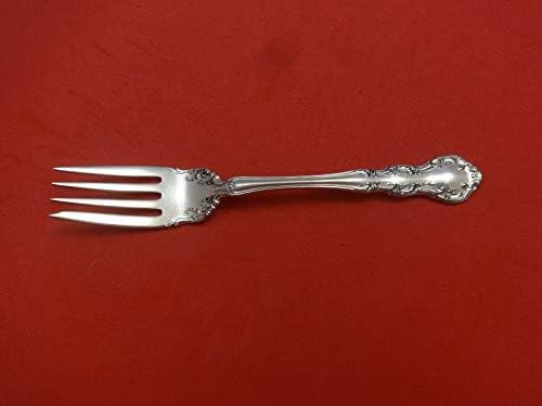 Velho Atlanta de Wallace Sterling Silver Salad Salad Fork com Notch 6 1/2