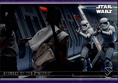 2020 TOPPS Star Wars The Rise of Skywalker Série 2 Purple 36 Coloque no cartão de negociação