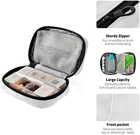 Ação de Graças Maple Leaf Fruit Pill Case Bag Box Organizer com zíper portátil Suplementos Vitamínicos Caso de Medicina para viagens 7 dias Camping Family Hotel Business Business