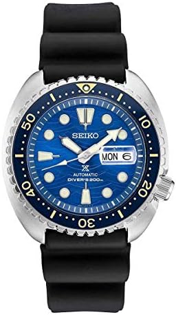 Seiko SRPE07 Prospex Men's Watch Black 45mm Aço inoxidável