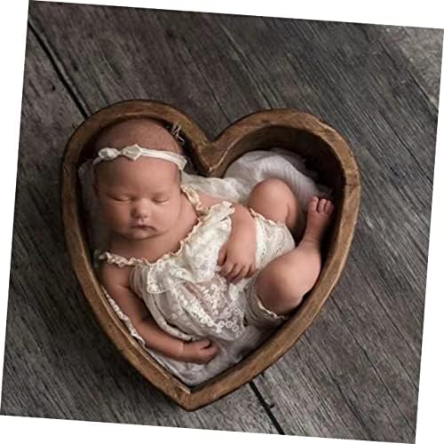 Parliky 1pc Coração em forma de fotografia Props recém -nascida bebê presente de bebê presente infantil presente para crianças
