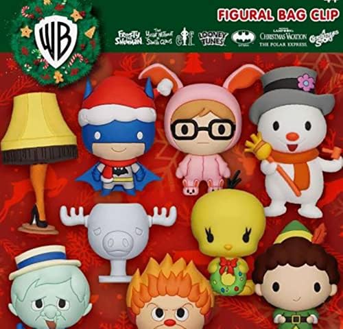 Monogram Warner Bros. Natal - clipe de bolsa de espuma 3D em bolsa cega, multicoloria