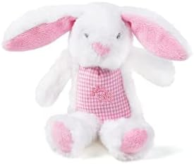 Oscar Newman Bunny Woodland Baby Pipsqueak Toy, 7 polegadas de comprimento, rosa