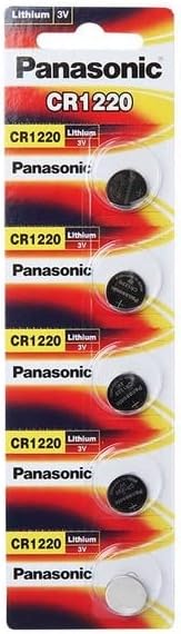 Panasonic CR1220 3 volts Bateria de moedas de lítio