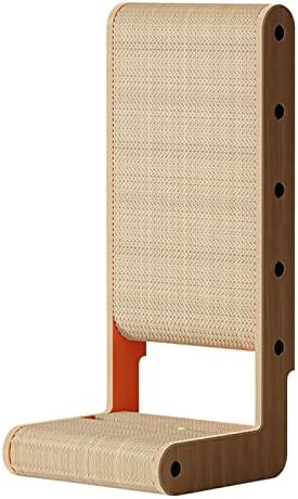 IEUDNS CATCACO CAT Scratcher L Shape Cats Lounge com Toys Ball Track Robusta para proteger os móveis da garra de gato Cat Wall Scratcher vertical, tamanho L