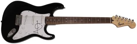 Julian Casablancas assinou o autógrafo em tamanho grande Black Fender Electric Guitar com James Spence JSA Autenticação