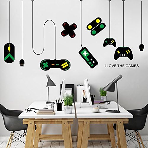 Amaonm Removable Creative Game Controllers Vinyl Wall Decal