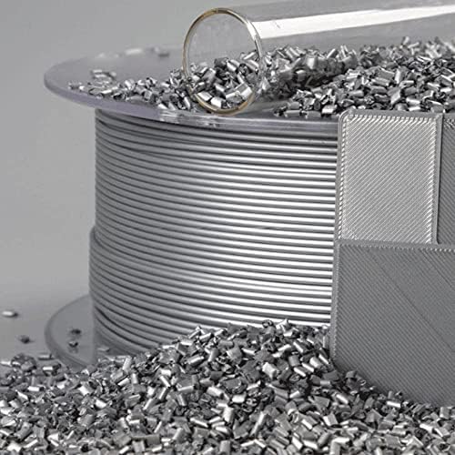 Filamento ABS K5P 1,75 mm, filamento de metal simulado, brilho metálico incrível, 1kg de spool-grey_1.75mm
