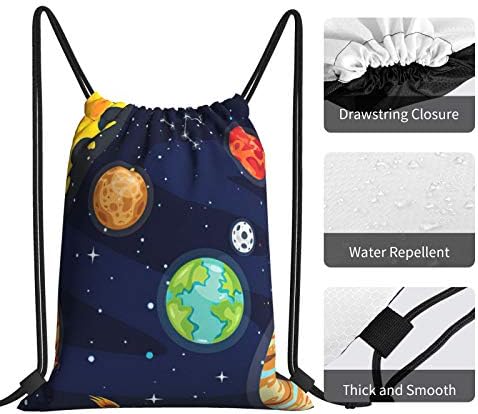 N Nebont Universo Planet Planeta Backpack Back Sport Sistema Solar Sistema Ginásse