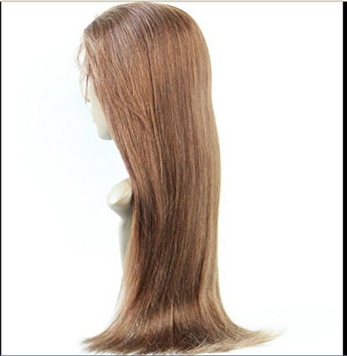 Hair Dajun 24 italiano Yaki Full Wig Wig Human Wigs Camboodian Virgin Remy Human Human Yaki cor reta 4 marrom claro
