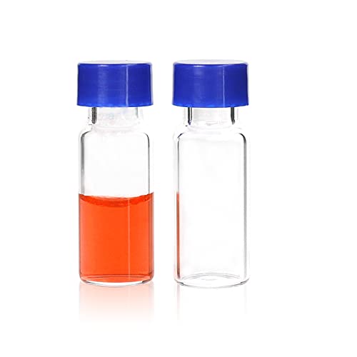 Frascos de amostra de 2 ml de alwsci, vidro de vidro de borossilicato transparente 9-425 frasco de armazenamento de rosca,