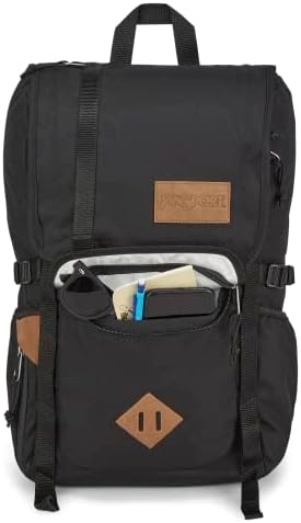 Jansport Hatchet Travel Mackpack - bolsa de laptop de 15 polegadas projetada para exploração urbana, preto