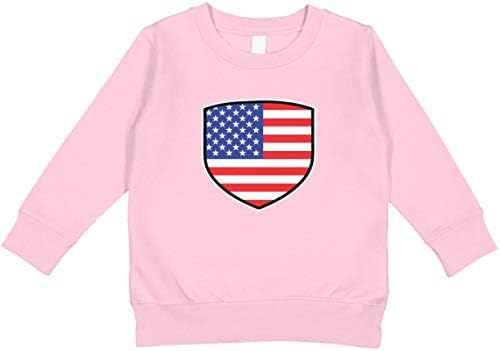 Amdesco EUA escudo bandeira americana sweetshirt