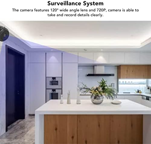 Sistema de vigilância Vingvo, câmera de segurança Wi -Fi 720p para crianças