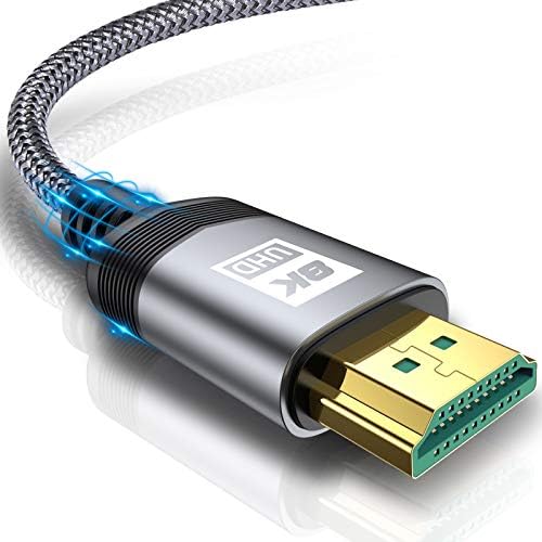 Sweguard Cabo USB tipo C 3.1A Carregamento rápido [3pack, 10ft+6,6ft+3,3ft] ＆ 8k HDMI 2,1 Cabo 6,6 pés Ultra HD de alta velocidade