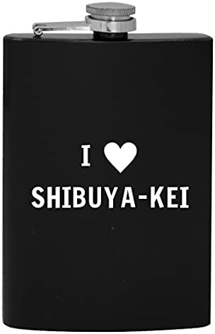 I Heart Love Shibuya -kei - 8oz de quadril de quadril bebendo alcoólatra