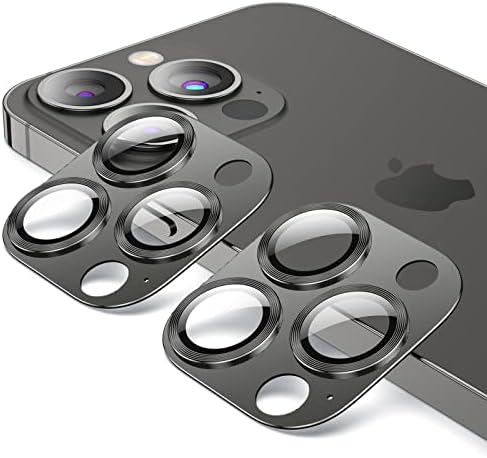 [2 pacote] Protetor de lente da câmera AULEEGEI Compatível com o iPhone 14 Pro 6.1 polegadas e o iPhone 14 Pro Max 6,7 polegadas [9H