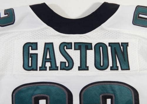 2014 Philadelphia Eagles Gregory Gatson 93 Jogo emitiu White Jersey 48+4 702 - Jerseys de Jerseys usados ​​não assinados