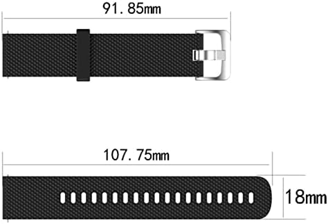 EEOM 18mm Wasserdichtes SportArmband Band für tic-watch c2 smartwatch modo Langlebig Schweißdichtes ersatzband mit qualität