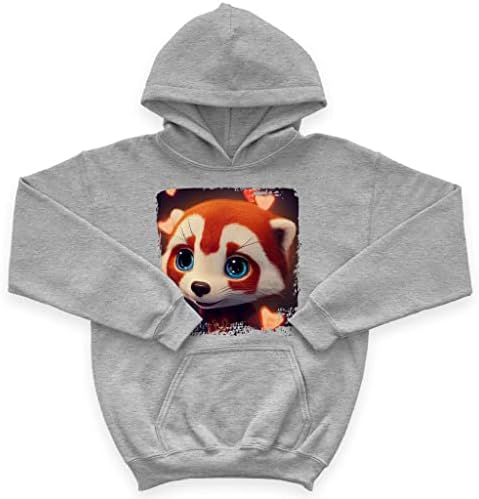 Animal Kids 'Sponge Fleece Hoodie - Hoodie fofo de amor para crianças - capuz gráfico para crianças