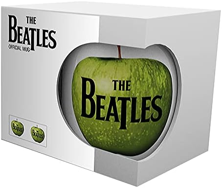 Gbeye The Beatles Apple Ceramic Chefe Tea Caneca 11 oz. Music Artist Band Drinkware Home & Kitchen Presente Essencial