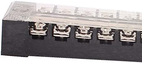 X-DREE 10 PCS 600V 15A 10P parafuso de parafuso barreira elétrica Bloqueio de bloco de cabos do cabo do cabo do cabo (10 unids 600