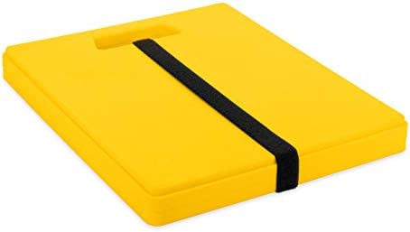 CAMCO 44541 RV grande estabilizando as almofadas sem alça, ajuda a impedir que os macacos afundem, 14 polegadas x 12 polegadas - pacote de 2, amarelo