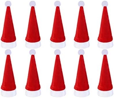 Bolsa de chapéu de colher de pacote de Natal de Natal: 20pcs Papai Noel Hatware Tilders de talheres Xmas Red utensílio de utensílio Multipinue Bottle Bottle Red Santa Hat Topper Favorias de férias Natividade