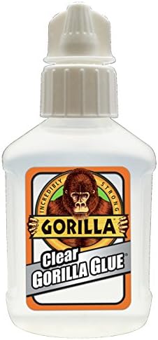 Gorila cola clara, garrafa de 1,75 onça, transparente