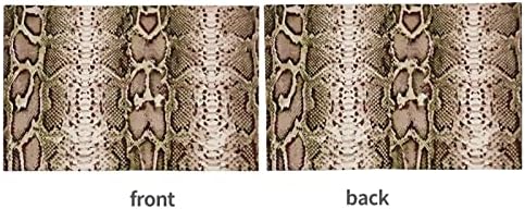 Snake Skin Python Pattern Car Bandeira 12 × 18 polegadas Veículo Decoração ao ar livre Banner de clipe de janela de automóvel