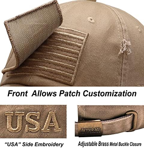 Antourage American Flag Unissex Baseball Hat para homens e mulheres | Tampa de viseira plana de malha de bandeira
