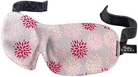 9,5 Red e rosa Floral Unisex Sleep Mask