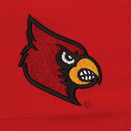 Adidas Louisville Cardinals NCAA Mens futeboldia shorts vermelhos