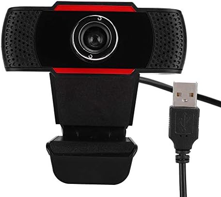 Câmera de computador USB, 640 x 480 hd streaming externo webcam com microfone para laptop/desktop/notebook/TV, câmera de videoconferência