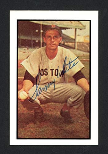 Sammy White autografou 1983 CCC 1953 Bowman Reimpress Card 41 Boston Red Sox SKU 165595 - Cartões de futebol autografados