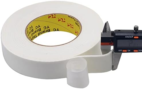 Craftman de confiança 1pc 3m ou 5m de esponja branca fita de espuma acrílica dupla face Tapes adesivo de 10 mmx3m Largura