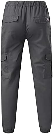 Calças de carga para homens grandes e altos e elásticos de cintura elástica Athletic Pants Pants Sport Sport Troushers Men's Men's