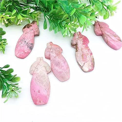 Heeqing ae216 1pc rosa natural rosa rodonita cheongsam panos de panos de escultura manual para coleta pedras e minerais naturais