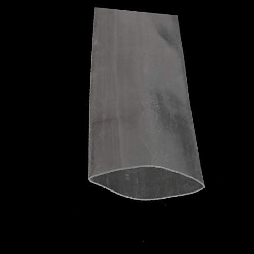 X-Dree Calor Tubo encolhido de 12 mm Manga de cabo de cabo de fio transparente de diâmetro interno 5m de comprimento