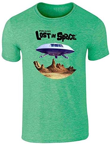 Pop Threads Lost in Space Júpiter 2 Camiseta gráfica para homens