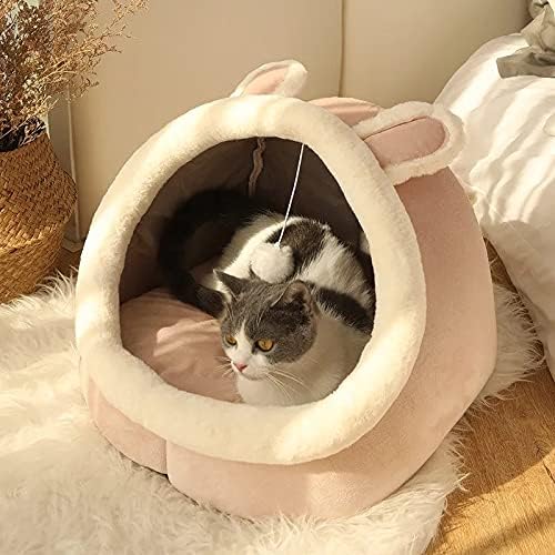 Cama de animais de estimação Kitten Cenition Cushion House Tent de casas de gato muito macio para cachorro para cães para cavernas laváveis ​​camas de camas de cachorro camas)